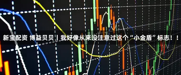 新宝配资 博益贝贝丨我好像从来没注意过这个“小金盾”标志！！